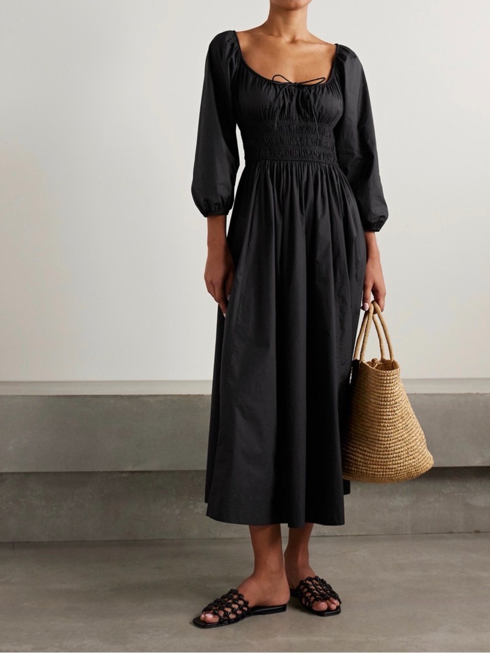 Doen Black Quintessa Dress NWT